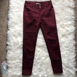 Burgundy Pants